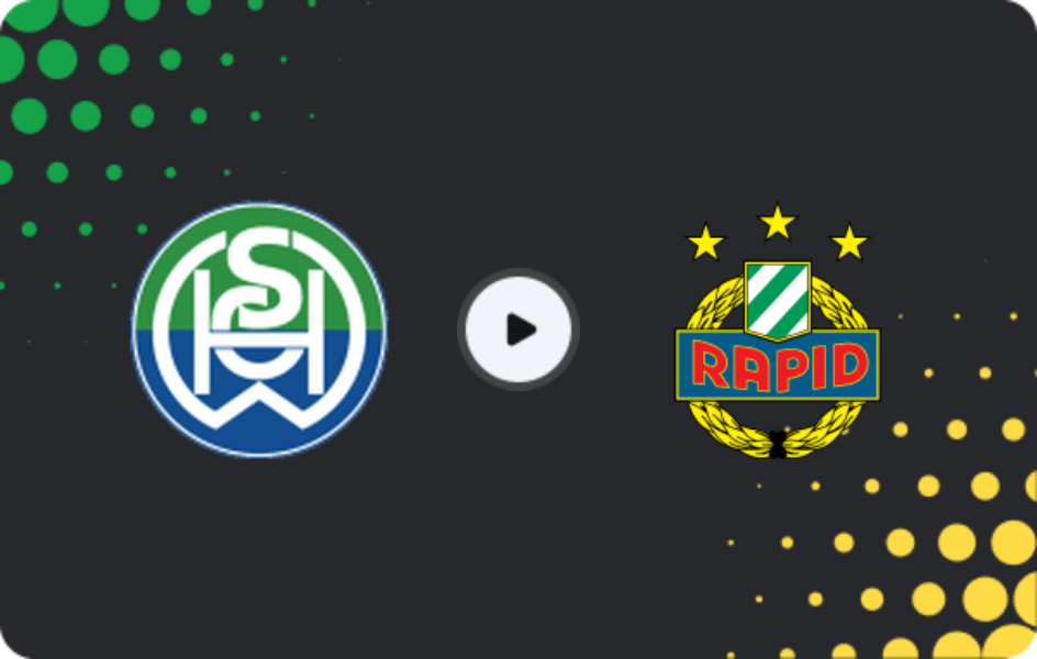 Where to watch WSPG Wels — Rapid Wien II, 2. Liga, 19.10.2025