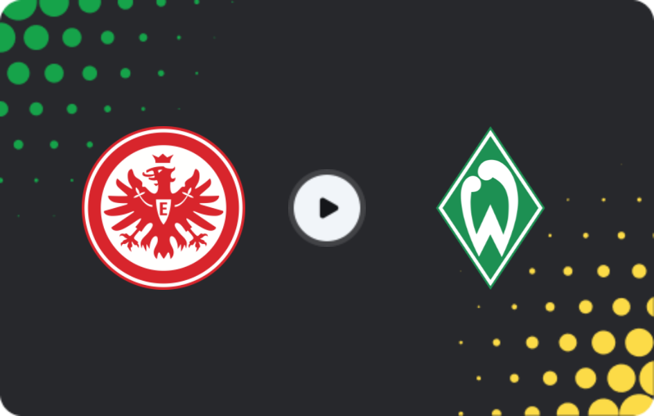 Where to watch Eintracht Frankfurt W — Werder Bremen W, Frauen Bundesliga, 19.10.2025