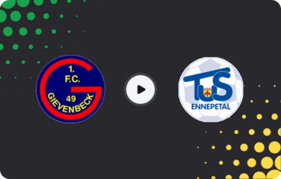 Where to watch Gievenbeck — Ennepetal, Oberliga - Westfalen, 19.10.2025