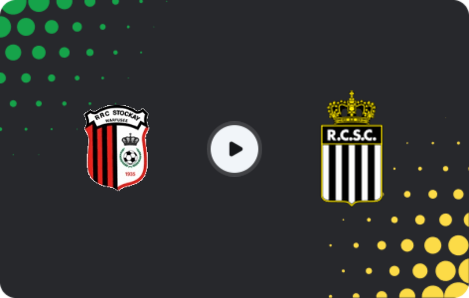 Where to watch Stockay-Warfusée — Sporting Charleroi II, First Amateur Division, 19.10.2025