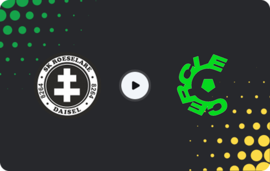 Where to watch Roeselare Daisel — Cercle Brugge II, First Amateur Division, 19.10.2025