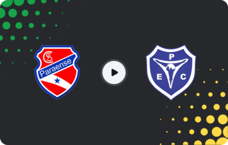 Where to watch Paraense SC — Pedreira, Paraense B2, 20.10.2025