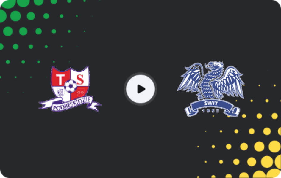 Where to watch Podbeskidzie — Świt Skolwin, II Liga - East, 19.10.2025