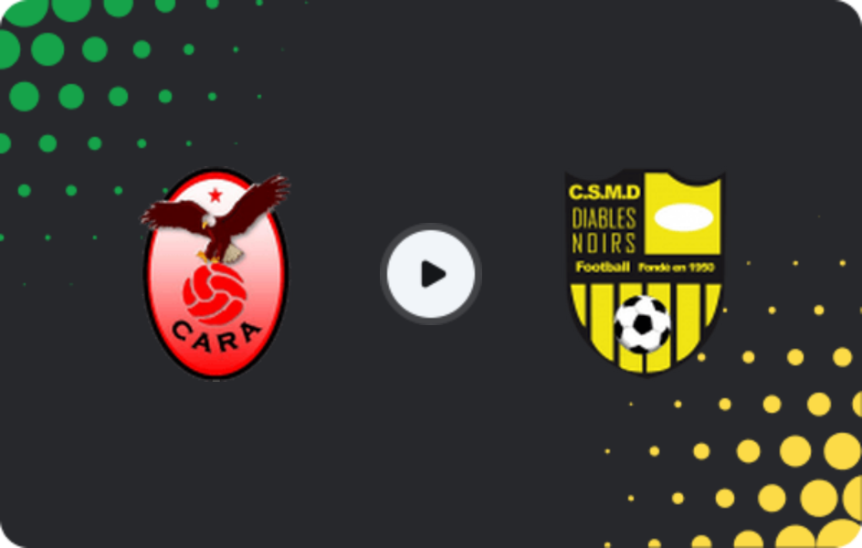 Where to watch CARA Brazzaville — Diables Noirs, Ligue 1, 19.10.2025