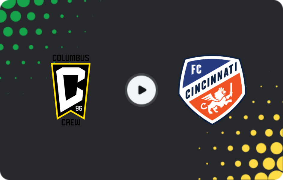 Where to watch Columbus Crew — FC Cincinnati, MLS, 03.11.2025