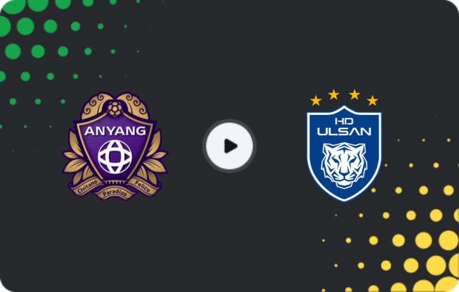 Where to watch FC Anyang — Ulsan Hyundai, K League 1, 01.11.2025