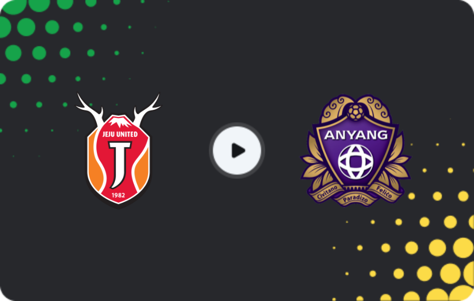 Where to watch Jeju United — FC Anyang, K League 1, 08.11.2025