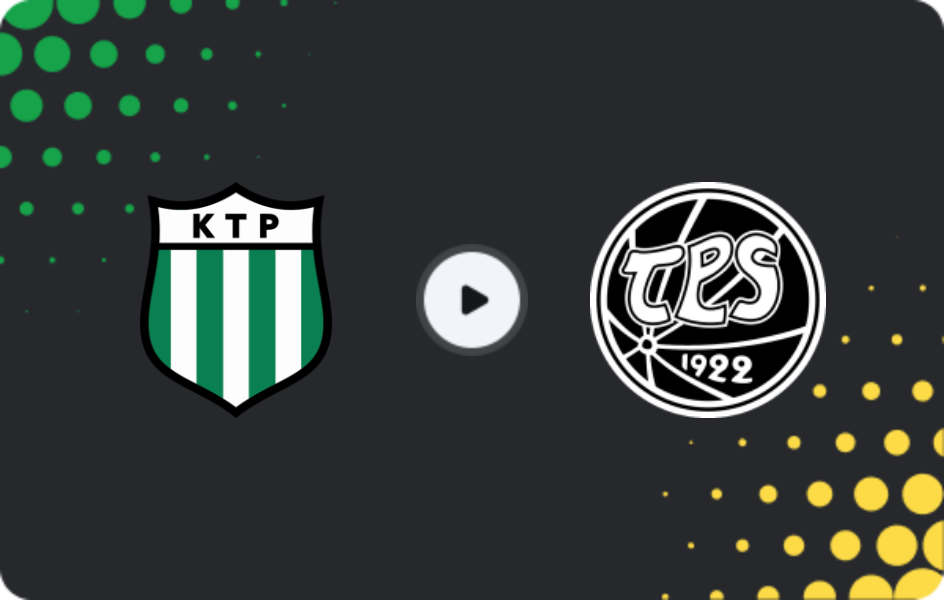 Where to watch Kooteepee — Turku PS, Veikkausliiga, 26.10.2025