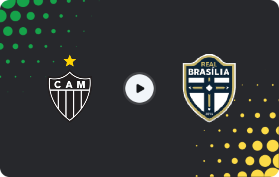 Where to watch Atlético Mineiro U20 — Real Brasília U20, Copa do Brasil U20, 22.10.2025