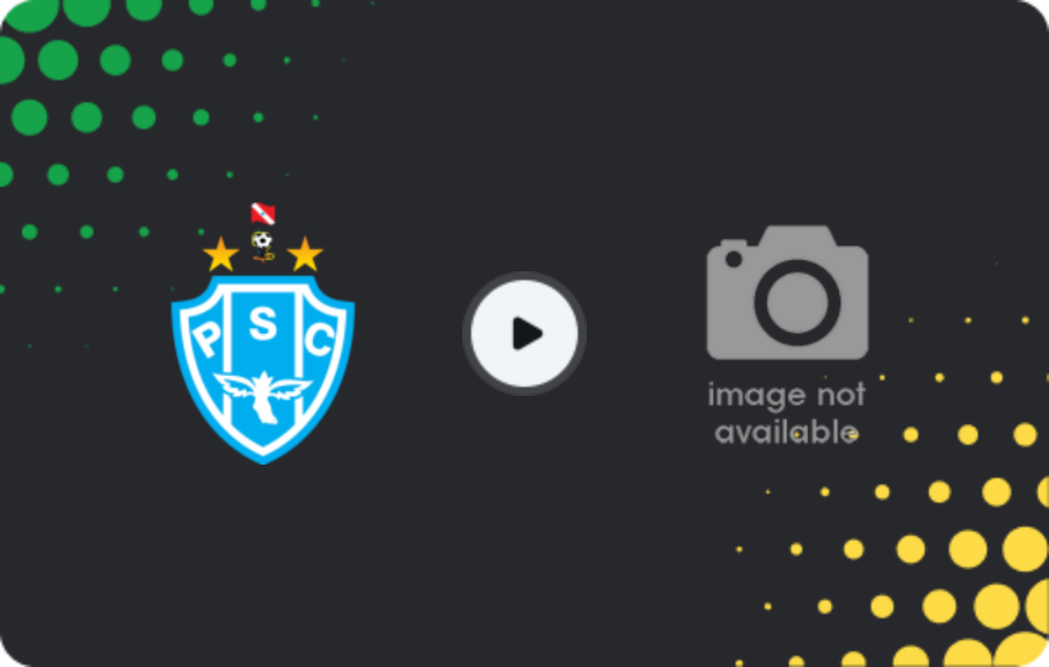 Where to watch Paysandu PA U20 — Mazagão U20, Copa do Brasil U20, 22.10.2025