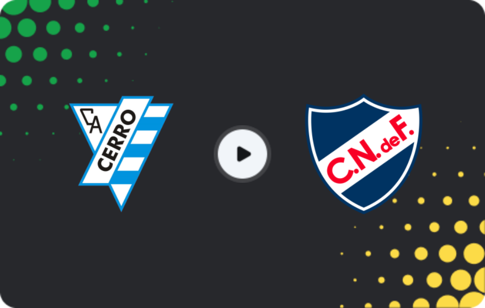 Where to watch Cerro — Club Nacional, Primera División - Clausura, 01.11.2025