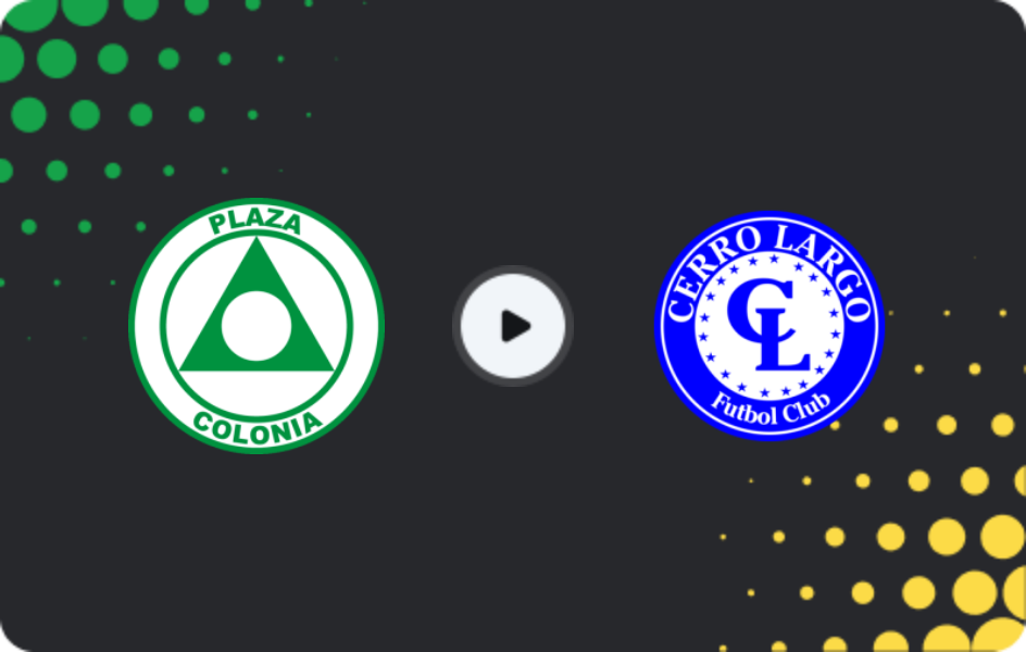 Where to watch Plaza Colonia — Cerro Largo, Primera División - Clausura, 03.11.2025