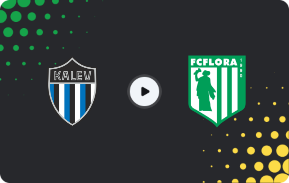 Where to watch Tallinna Kalev II — Flora II, Esiliiga A, 23.10.2025