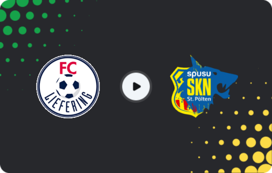 Where to watch FC Liefering — SKN ST. Polten, 2. Liga, 24.10.2025