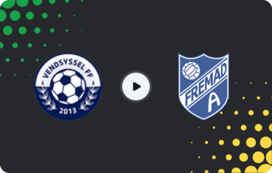 Where to watch Vendsyssel FF — Fremad Amager, 2nd Division - Group 1, 24.10.2025