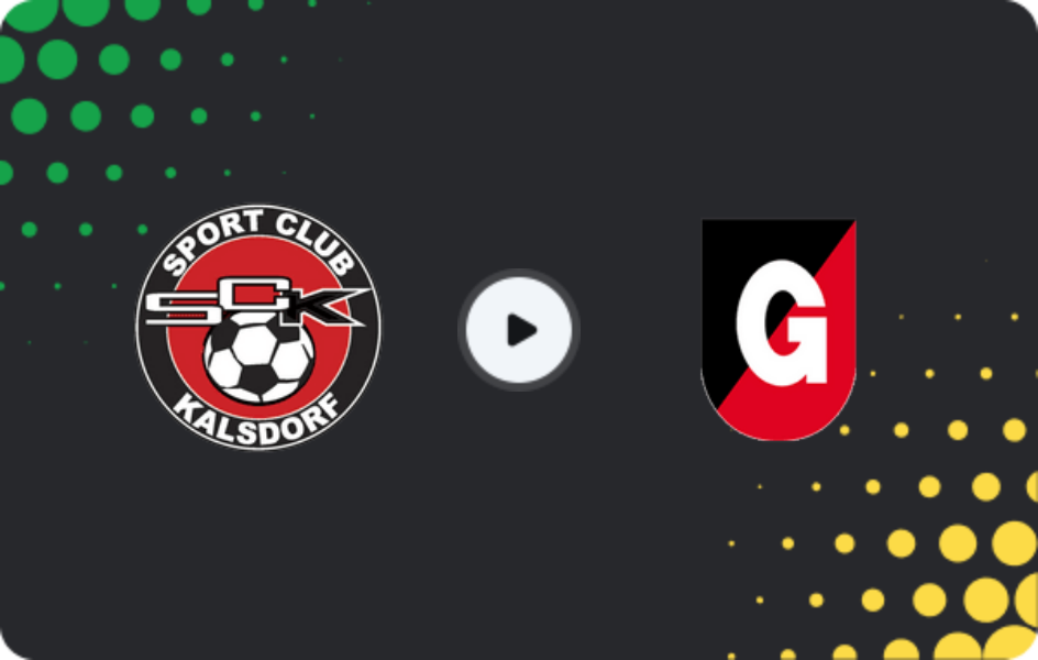 Where to watch Kalsdorf — Gurten, Regionalliga - Mitte, 24.10.2025