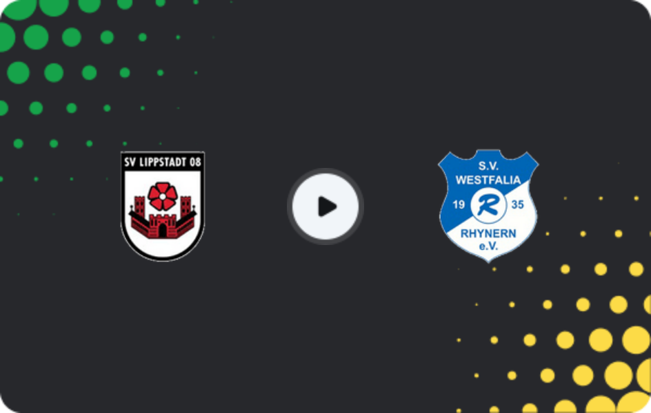 Where to watch Lippstadt 08 — Westfalia Rhynern, Oberliga - Westfalen, 24.10.2025