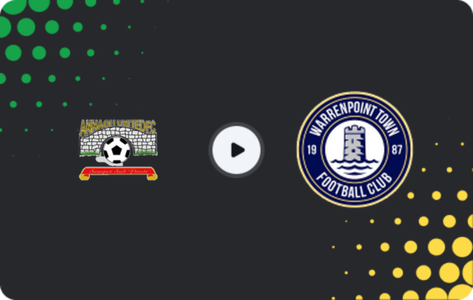 Where to watch Annagh United — Warrenpoint Town, Championship, 03.03.2026