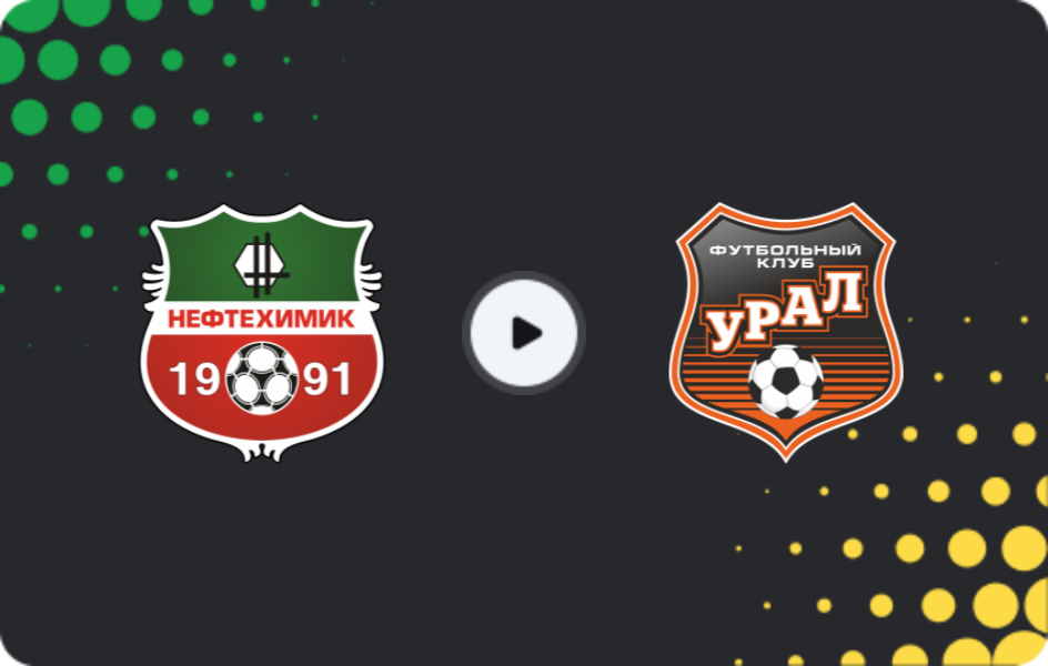 Where to watch Neftekhimik — Ural, First League, 15.11.2025