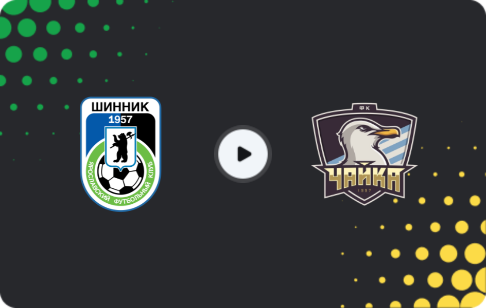 Where to watch Shinnik — Chayka Peschanokopskoye, First League, 16.11.2025