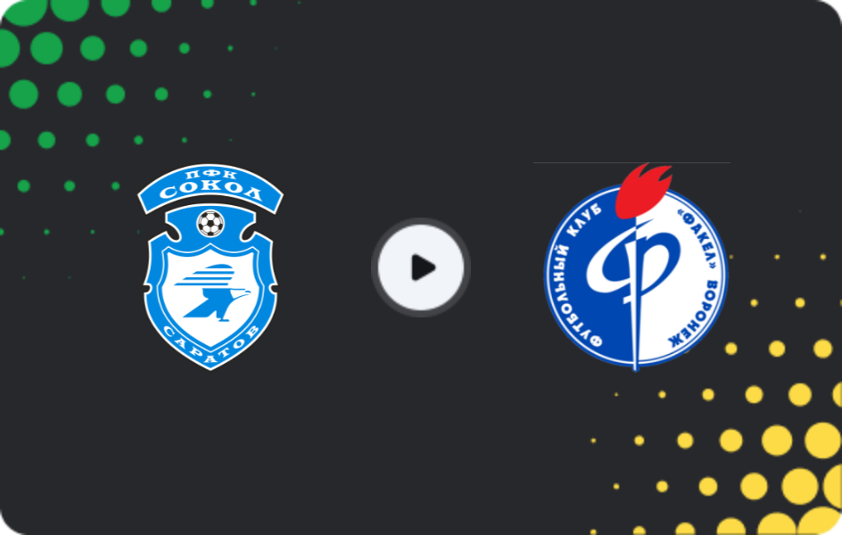 Where to watch Sokol Saratov — Fakel, First League, 16.11.2025