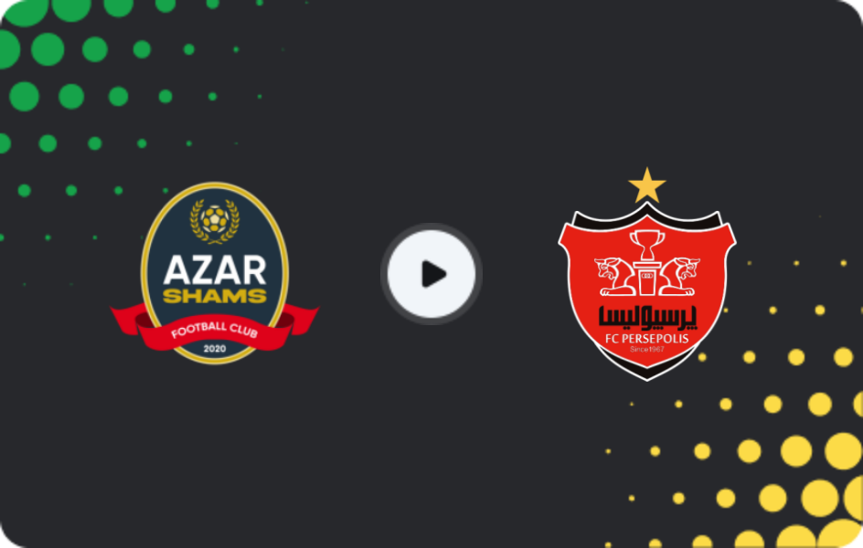 Where to watch Shams Azar Qazvin — Persepolis, Persian Gulf Pro League, 28.11.2025
