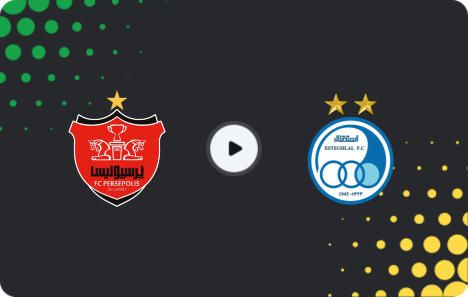 Where to watch Persepolis — Esteghlal FC, Persian Gulf Pro League, 05.12.2025