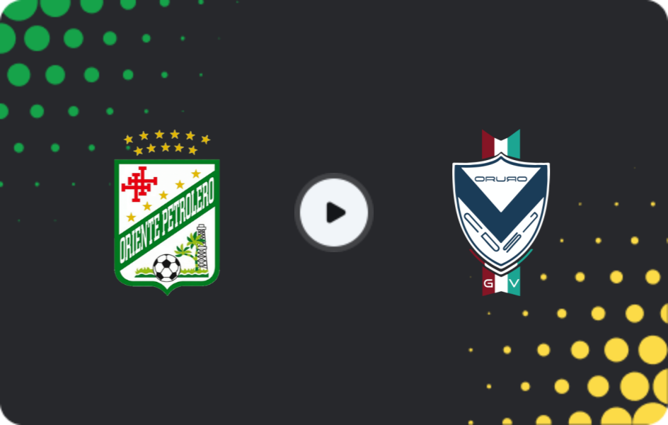 Where to watch Oriente Petrolero — GV San José, Primera División, 06.12.2025
