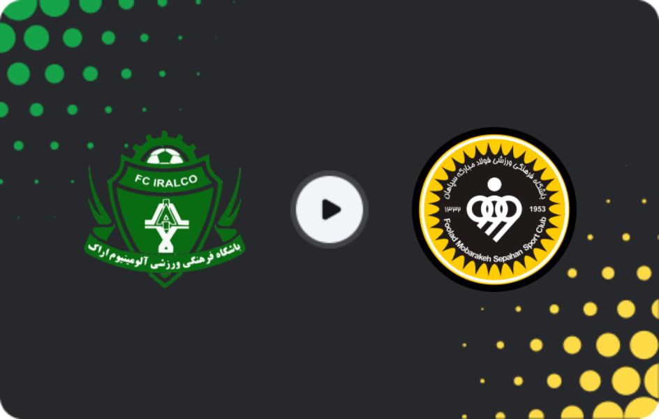 Where to watch Aluminium Arak — Sepahan, Persian Gulf Pro League, 10.12.2025