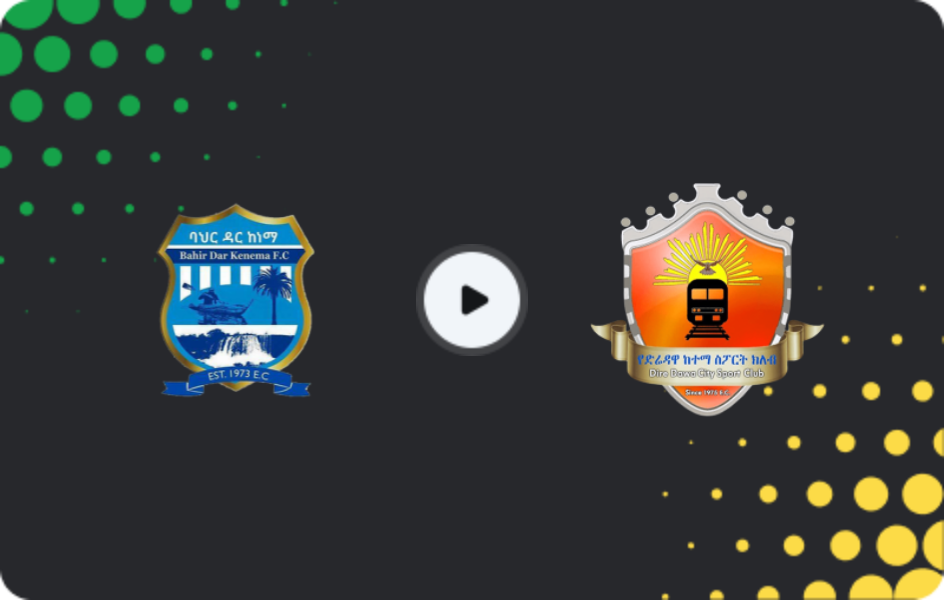 Where to watch Bahir Dar Kenema — Dire Dawa Kenema, Premier League, 05.01.2026
