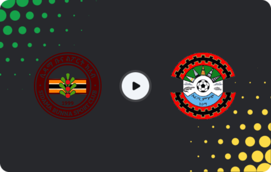 Where to watch Sidama Bunna — Arba Minch, Premier League, 08.01.2026