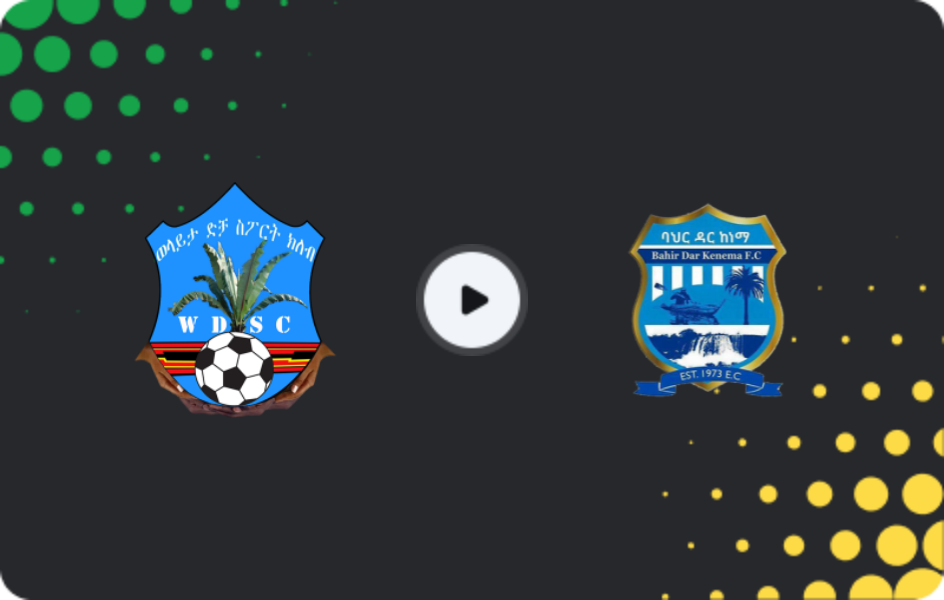 Where to watch Welayta Dicha — Bahir Dar Kenema, Premier League, 20.01.2026