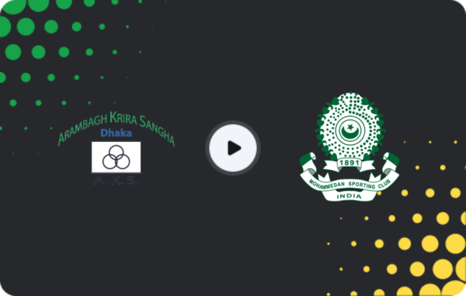 Where to watch Arambagh — Mohammedan Dhaka, Federation Cup, 17.02.2026