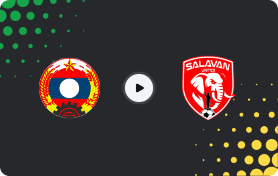 Where to watch Lao Army — Salavan United, Lao League, 25.10.2025