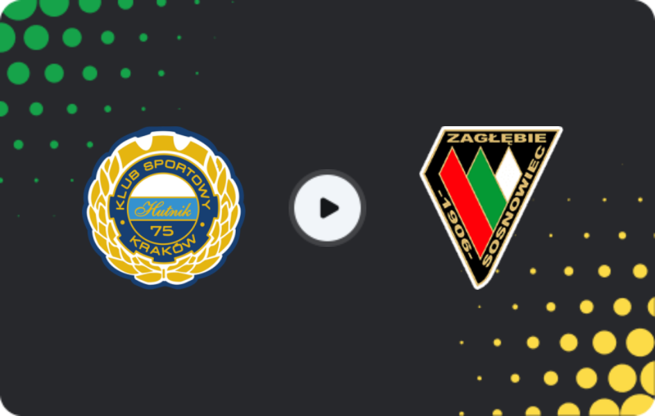 Where to watch Hutnik Kraków — Zaglebie Sosnowiec, II Liga - East, 25.10.2025
