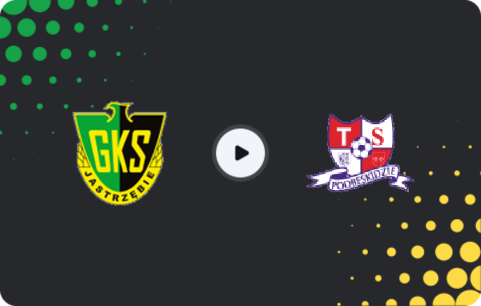 Where to watch Jastrzębie — Podbeskidzie, II Liga - East, 25.10.2025