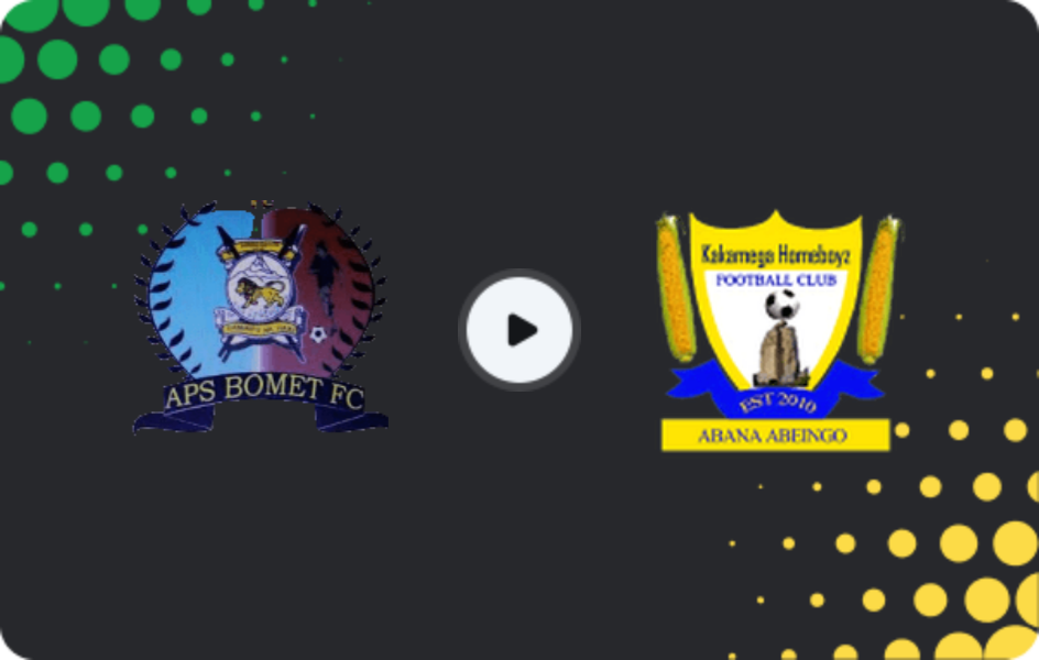 Where to watch APS Bomet — Homeboyz, FKF Premier League, 29.10.2025