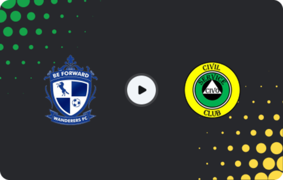 Where to watch Be Forward Wanderers — CIVO United, Super League, 25.10.2025
