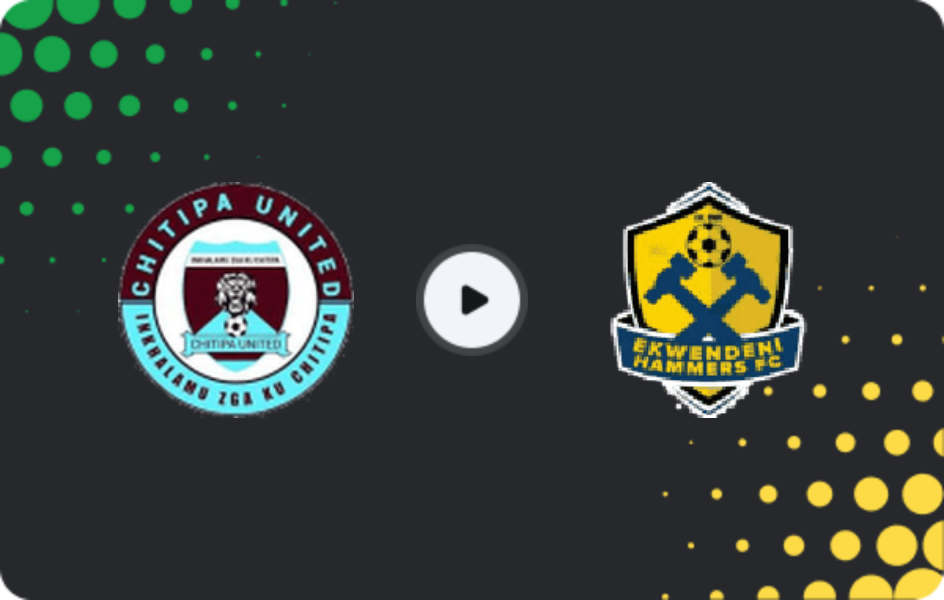 Where to watch Chitipa United — Ekwendeni Hammers, Super League, 25.10.2025