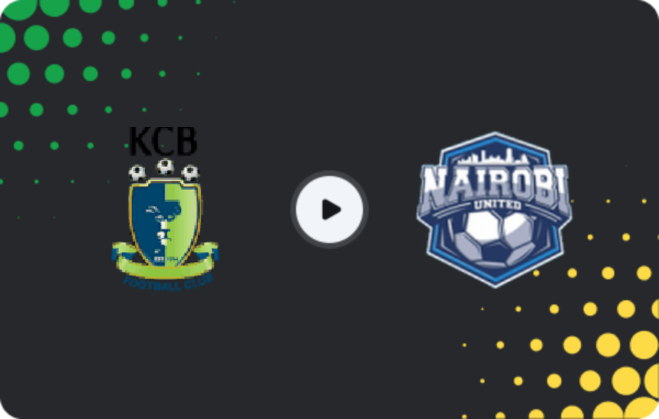 Where to watch KCB — Nairobi United, FKF Premier League, 25.10.2025