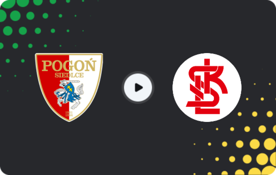 Where to watch Pogoń Siedlce — ŁKS Łódź, I Liga, 25.10.2025