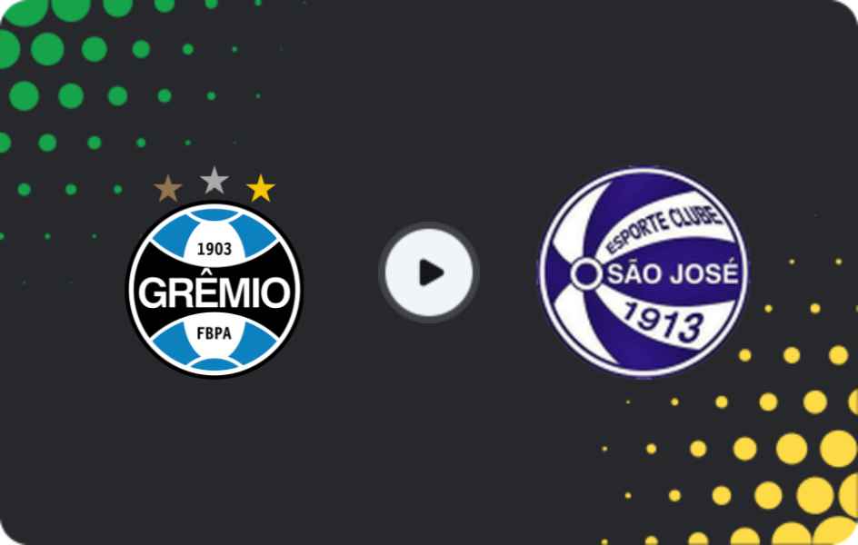 Where to watch Grêmio U20 — São José PA U20, Copa do Brasil U20, 25.10.2025