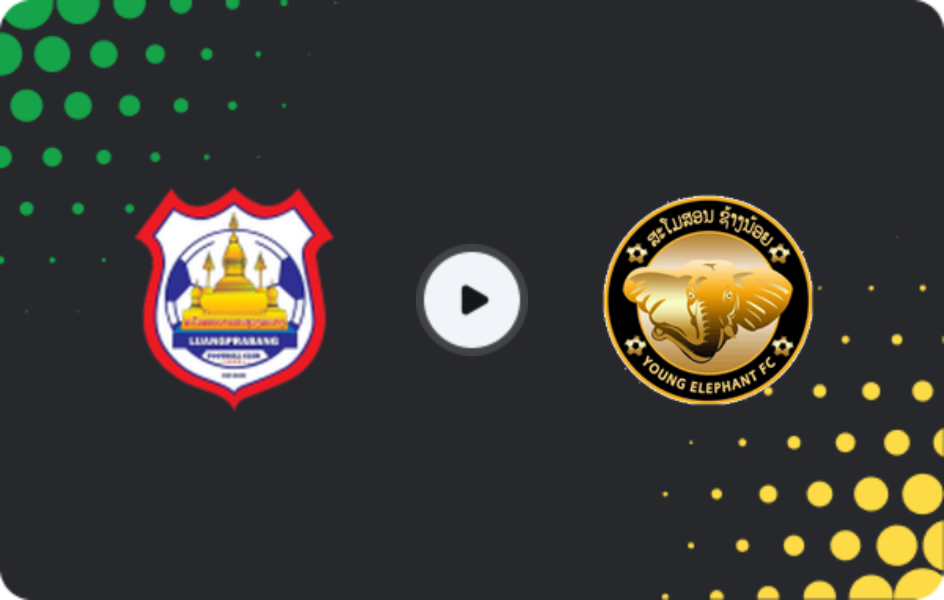 Where to watch Luangprabang FC — Young Elephant, Lao League, 26.10.2025