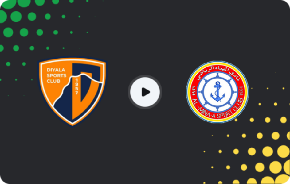 Where to watch Diyala — Al Minaa Basra, Stars League, 26.10.2025