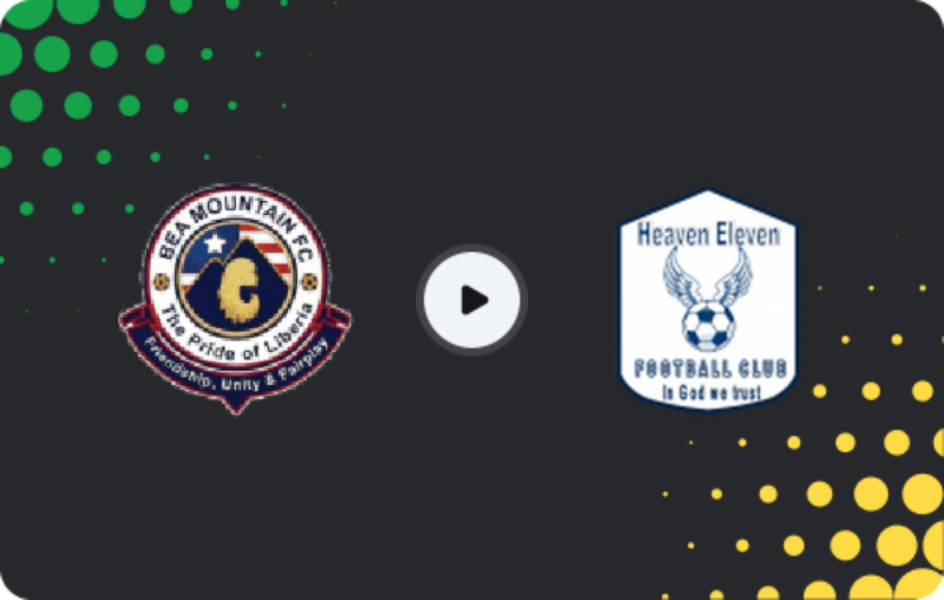 Where to watch BEA Mountain — Heaven Eleven, LFA First Division, 26.10.2025