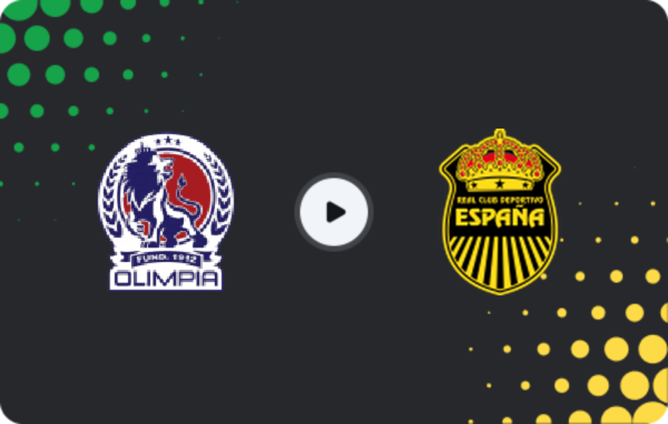 Where to watch CD Olimpia — Real Espana, Liga Nacional, 27.10.2025