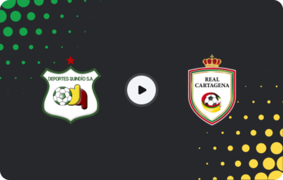 Where to watch Quindio — Real Cartagena, Primera B, 28.10.2025