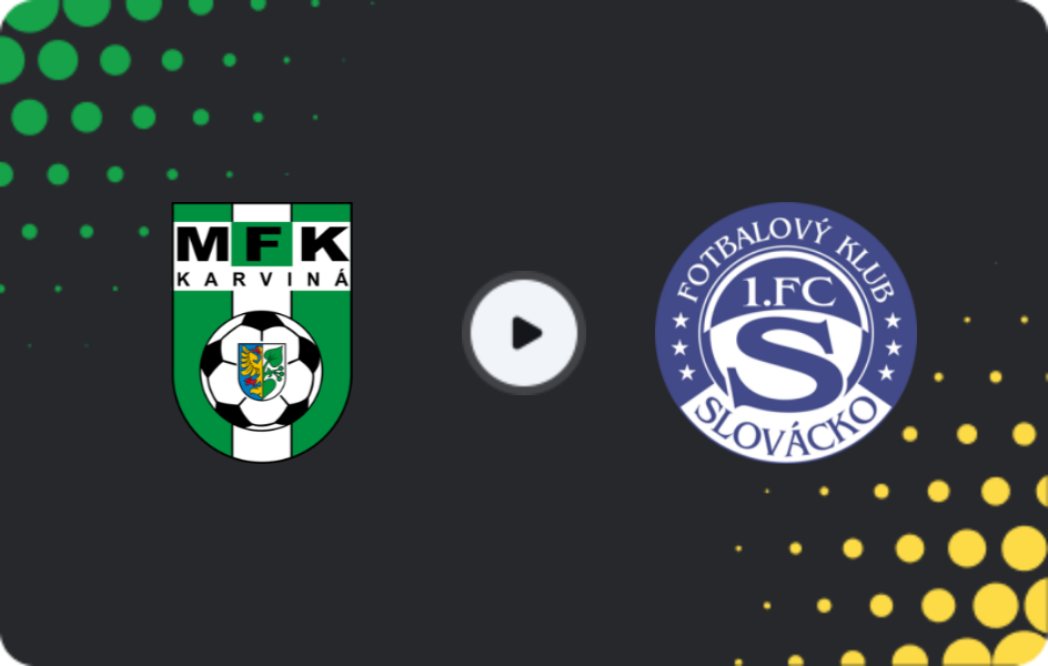 Where to watch Karviná — Slovácko, Cup, 28.10.2025