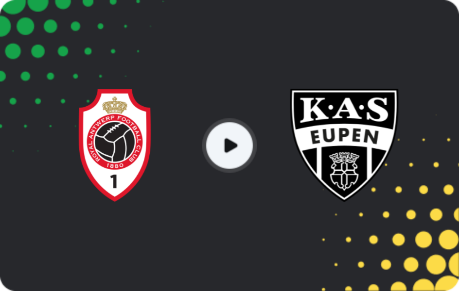 Where to watch Royal Antwerp — AS Eupen, Cup, 29.10.2025