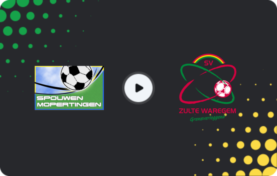 Where to watch Spouwen-Mopertingen — Zulte Waregem, Cup, 29.10.2025
